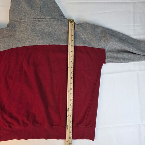 Colosseum Sweatshirt Women's XL Red Arkansas Razorbacks Long Sleeve Hoodie - Picture 7 of 8